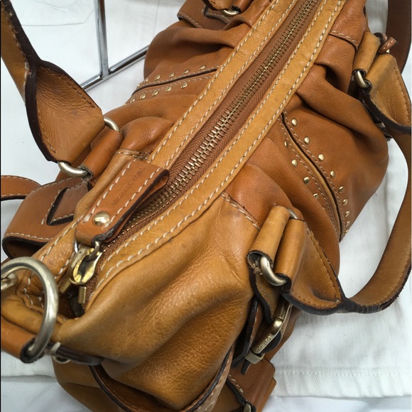 Michael Kors Vintage Astor StuddedBelted Harness SatchelCrossbody - Picture 4 of 14